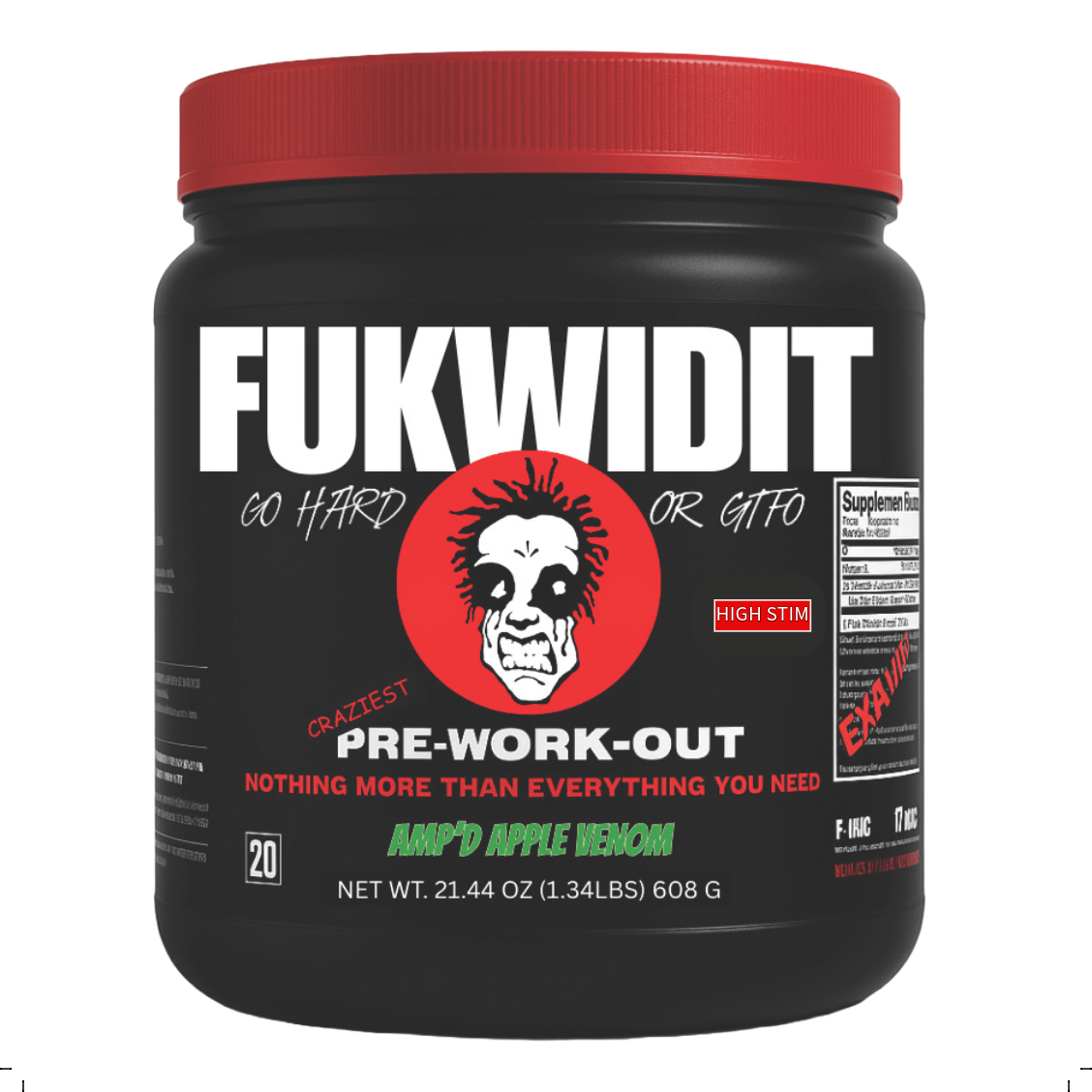 Amp'd Apple Venom PRE-WORKOUT